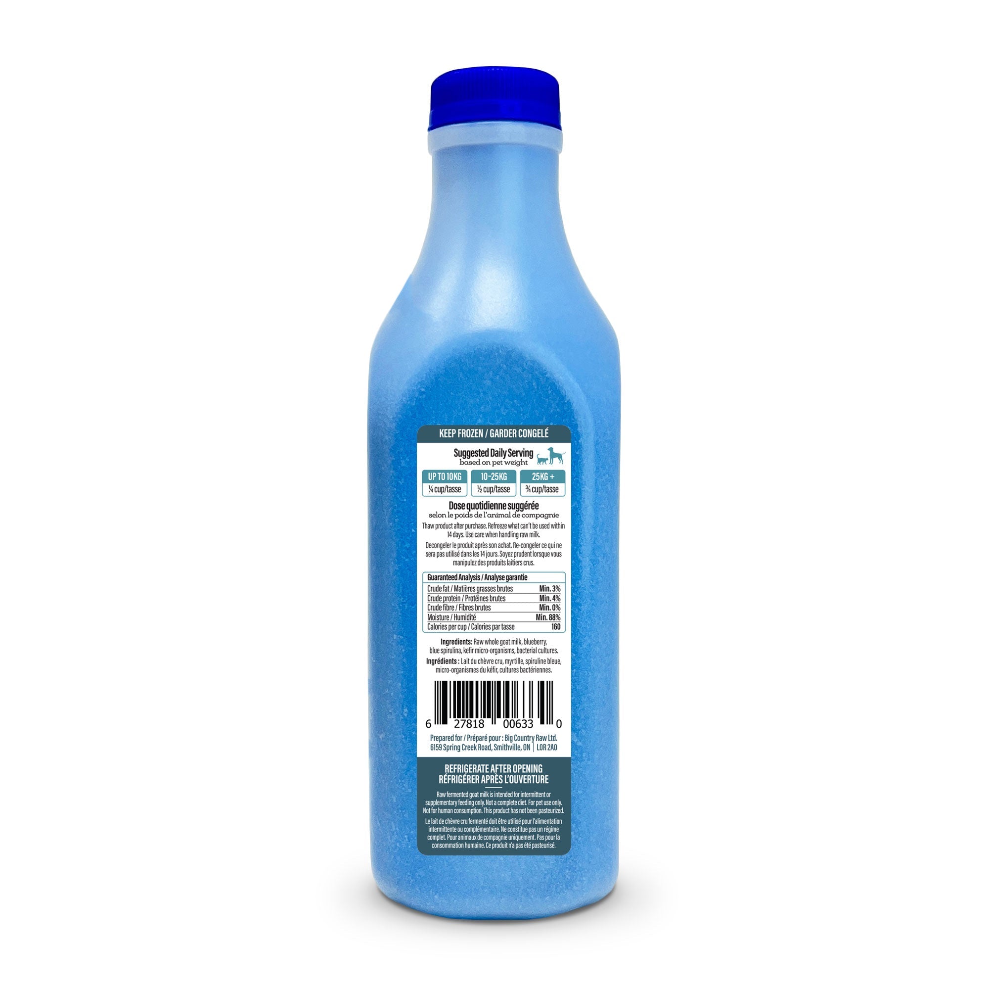 Big Country Raw - Raw Goat Milk Antioxidants - Frozen Product
